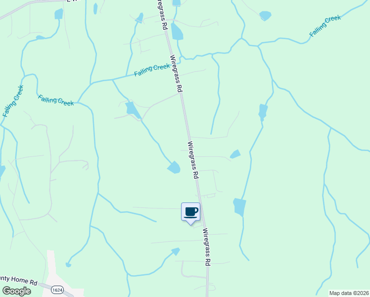 map of restaurants, bars, coffee shops, grocery stores, and more near 412-598 Wiregrass Road in Rockingham