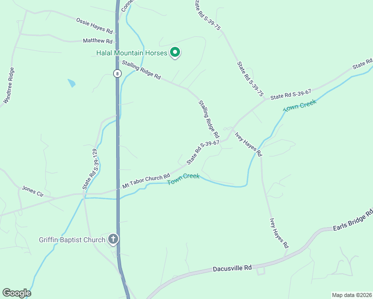 map of restaurants, bars, coffee shops, grocery stores, and more near 183 Mount Tabor Church Road in Pickens
