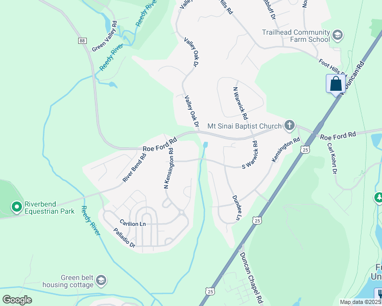 map of restaurants, bars, coffee shops, grocery stores, and more near 108 South Warwick Road in Greenville