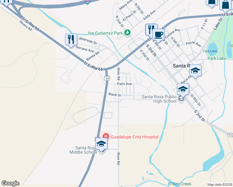 map of restaurants, bars, coffee shops, grocery stores, and more near 409 River Road in Santa Rosa