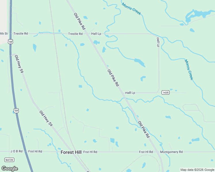 map of restaurants, bars, coffee shops, grocery stores, and more near 40407 Old Pike Road in Howe