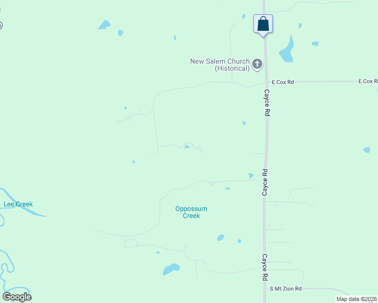 map of restaurants, bars, coffee shops, grocery stores, and more near 415 West Cox Road in Byhalia