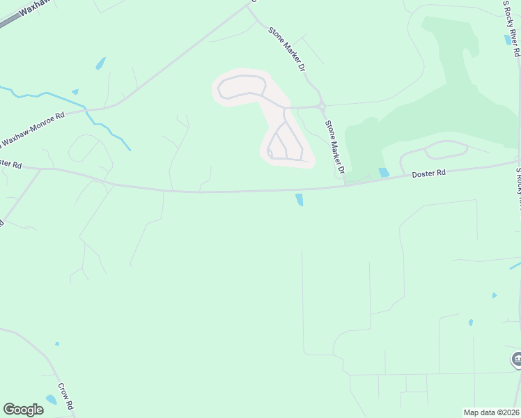 map of restaurants, bars, coffee shops, grocery stores, and more near 3636 Doster Road in Monroe