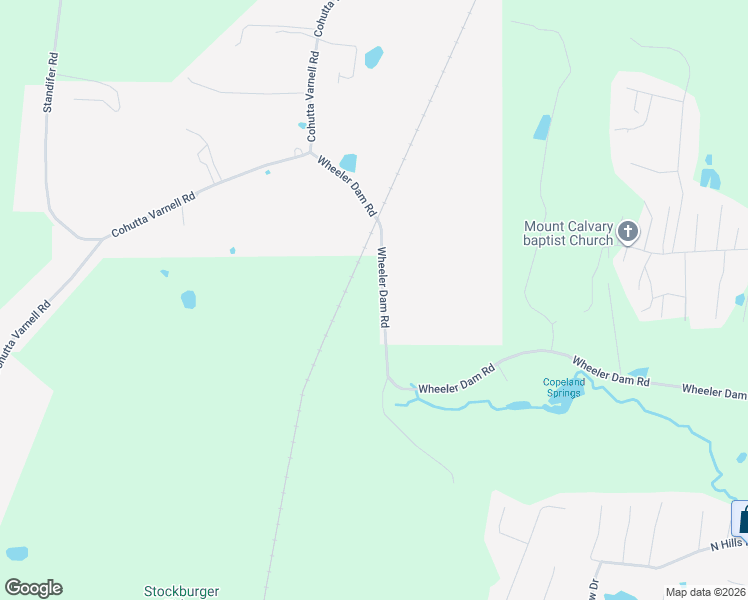 map of restaurants, bars, coffee shops, grocery stores, and more near 411 Wheeler Dam Road in Cohutta