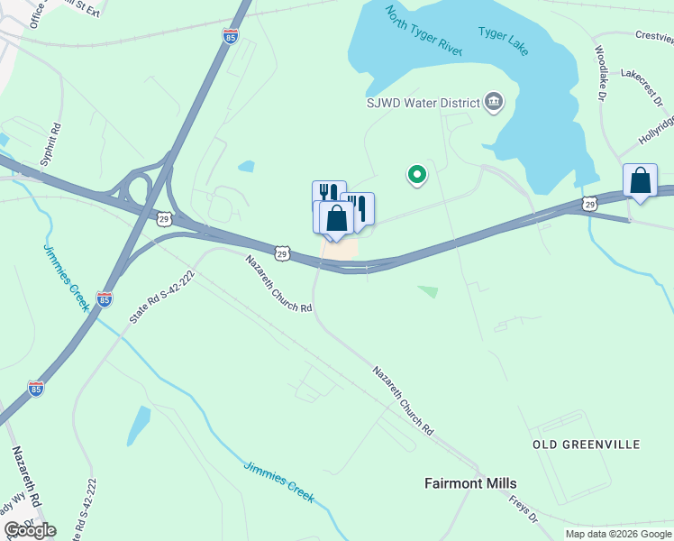 map of restaurants, bars, coffee shops, grocery stores, and more near in 