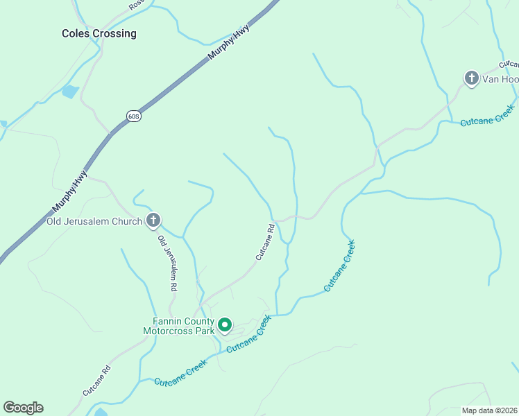 map of restaurants, bars, coffee shops, grocery stores, and more near 2749 Cutcane Road in Mineral Bluff