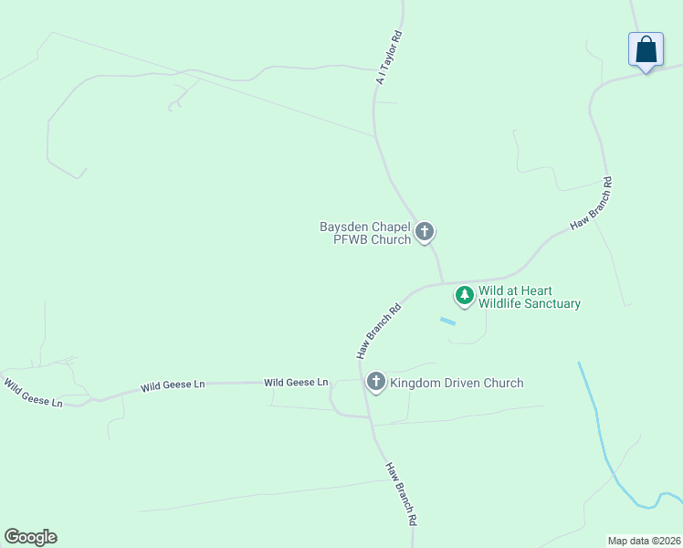 map of restaurants, bars, coffee shops, grocery stores, and more near 470 Haw Branch Road in Richlands