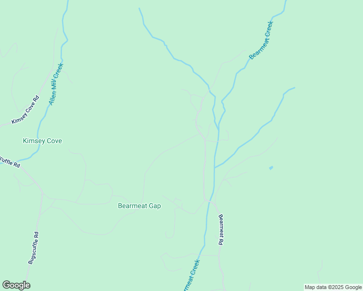 map of restaurants, bars, coffee shops, grocery stores, and more near 725 Bearmeat Spur in Hiawassee
