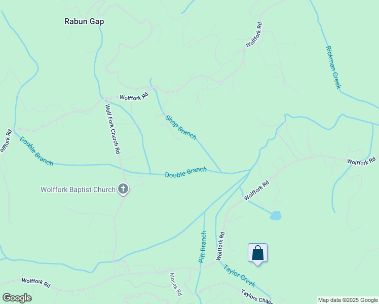 map of restaurants, bars, coffee shops, grocery stores, and more near 262 Hummingbird Lane in Rabun Gap