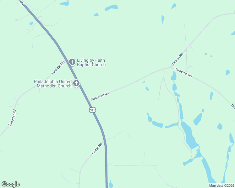 map of restaurants, bars, coffee shops, grocery stores, and more near 160 Cameron Road in York