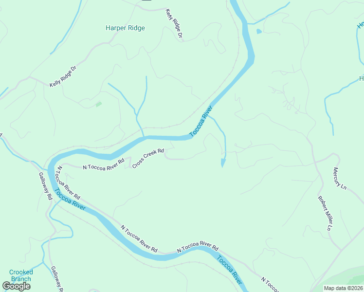 map of restaurants, bars, coffee shops, grocery stores, and more near 2239 North Toccoa River Road in Mineral Bluff