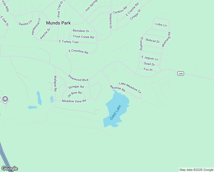 map of restaurants, bars, coffee shops, grocery stores, and more near 945 Raintree Road in Sedona