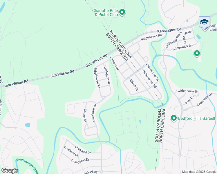 map of restaurants, bars, coffee shops, grocery stores, and more near 4669 Carrington Drive in Lancaster