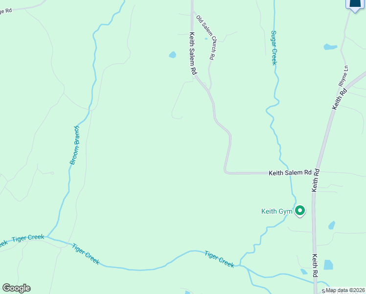 map of restaurants, bars, coffee shops, grocery stores, and more near 995 Keith Salem Road in Ringgold