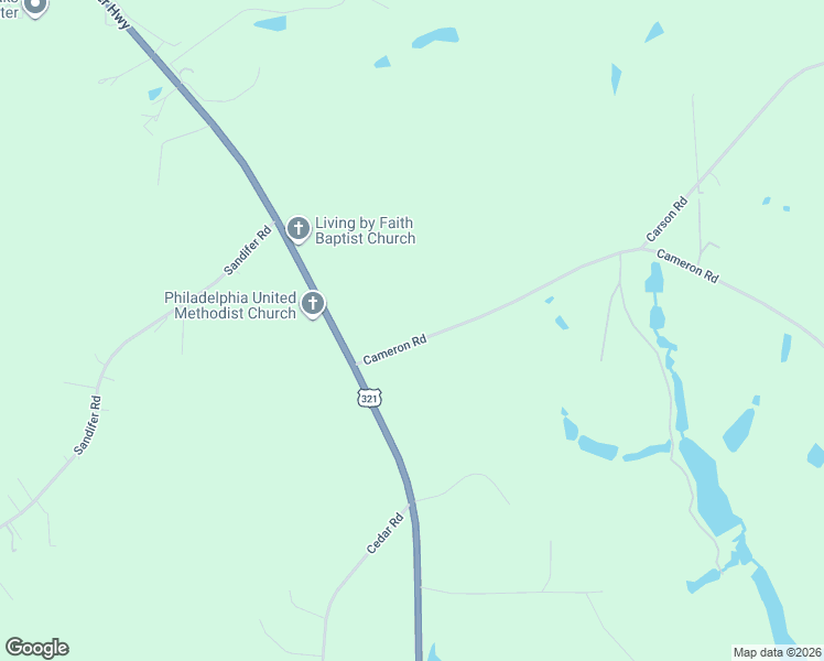 map of restaurants, bars, coffee shops, grocery stores, and more near 160 Cameron Road in York