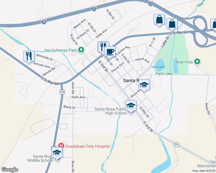 map of restaurants, bars, coffee shops, grocery stores, and more near 361 South 2nd Street in Santa Rosa