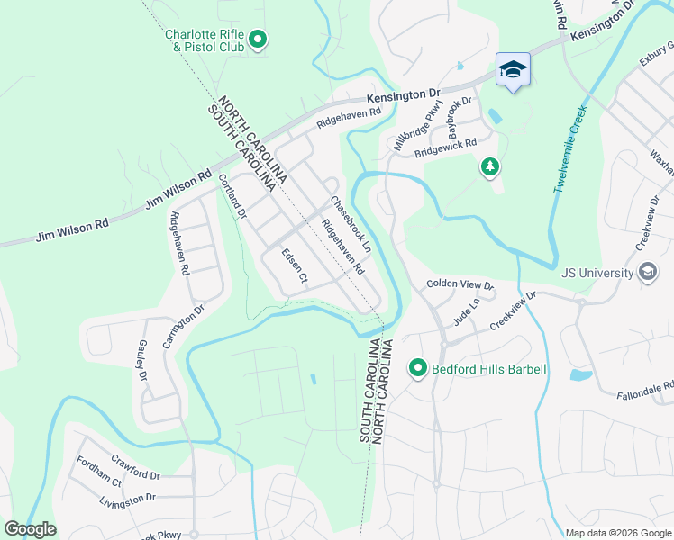 map of restaurants, bars, coffee shops, grocery stores, and more near 79417 Ridgehaven Road in Lancaster