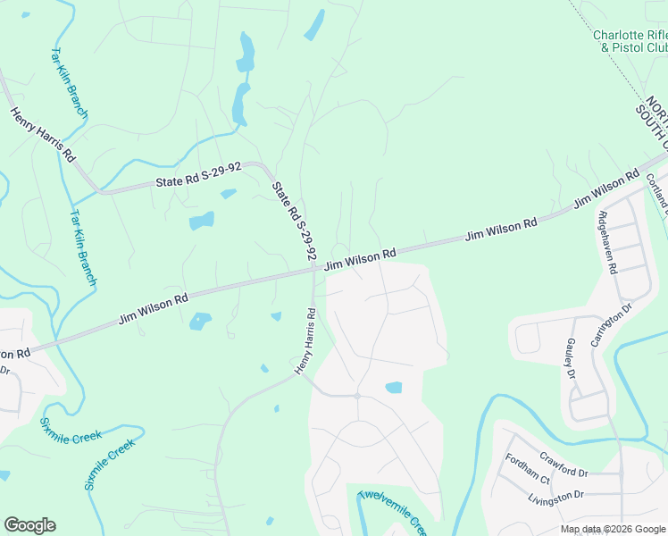 map of restaurants, bars, coffee shops, grocery stores, and more near 888 Jim Wilson Road in Indian Land