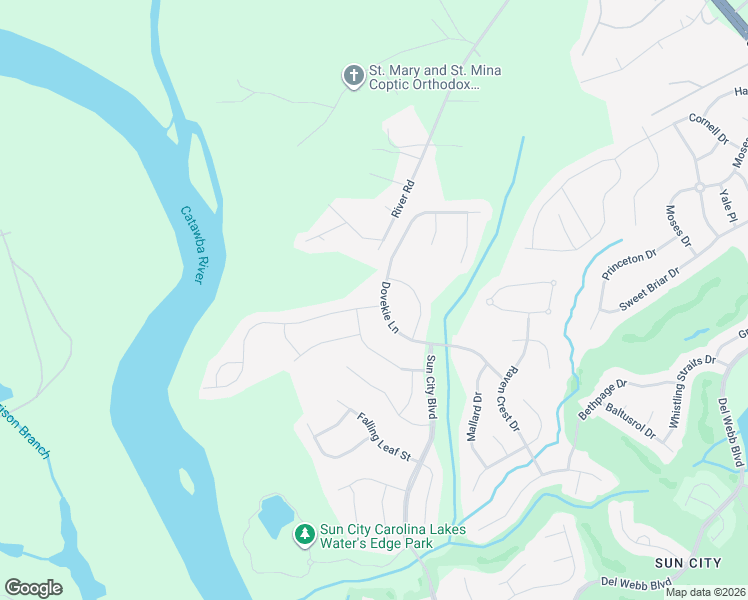 map of restaurants, bars, coffee shops, grocery stores, and more near 6010 Jack Thomas Drive in Indian Land