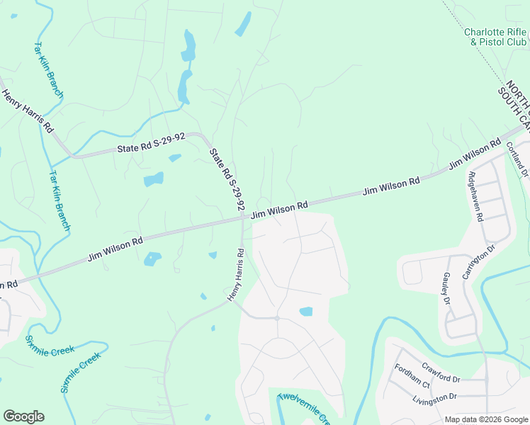 map of restaurants, bars, coffee shops, grocery stores, and more near 888 Jim Wilson Road in Indian Land
