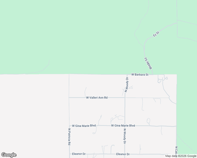 map of restaurants, bars, coffee shops, grocery stores, and more near 501-999 West Barbara Street in Paulden