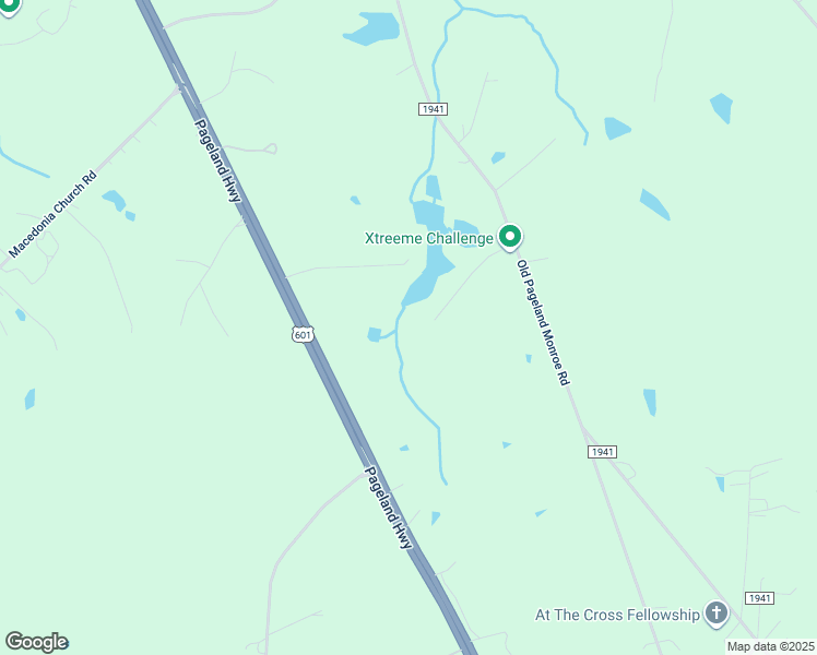 map of restaurants, bars, coffee shops, grocery stores, and more near 1418 Old Pageland Monroe Road in Monroe