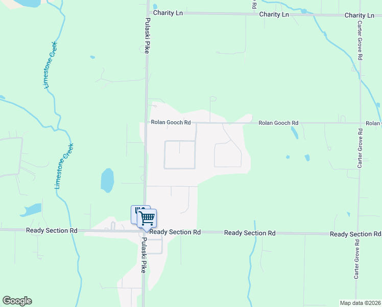 map of restaurants, bars, coffee shops, grocery stores, and more near 115 Fox Chase Trail in Toney