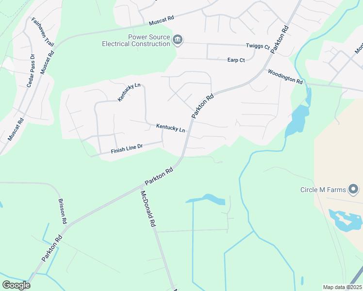 map of restaurants, bars, coffee shops, grocery stores, and more near 6126 Parkton Road in Hope Mills