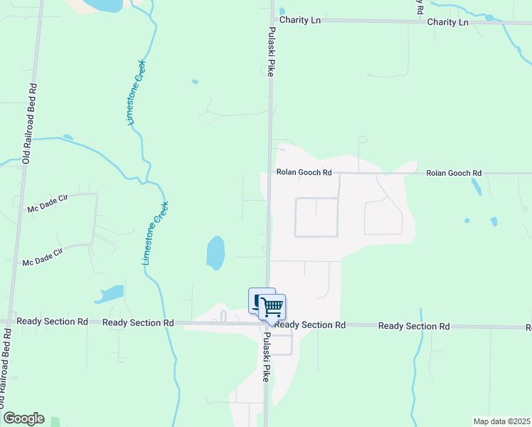 map of restaurants, bars, coffee shops, grocery stores, and more near 12014 Pulaski Pike in Toney
