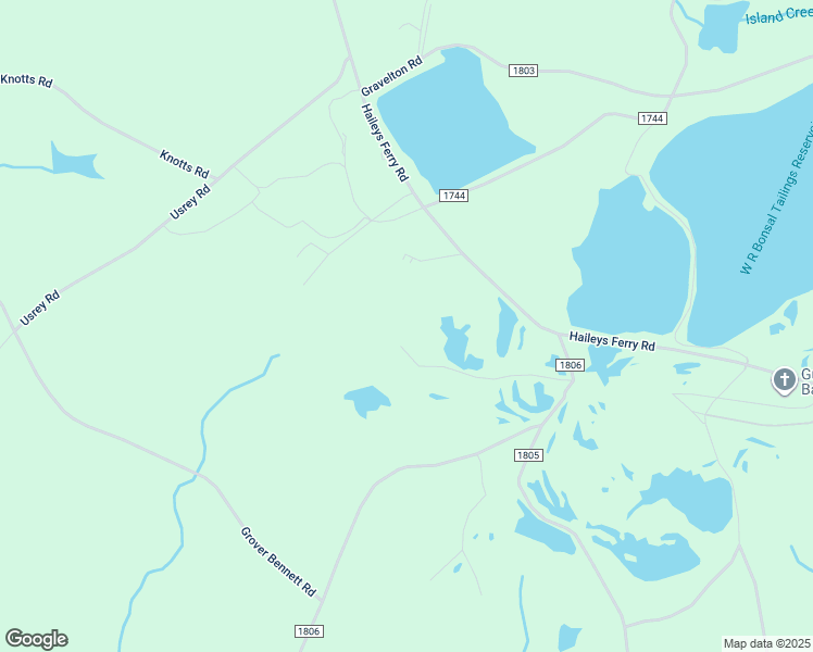 map of restaurants, bars, coffee shops, grocery stores, and more near Knotts Road in Lilesville