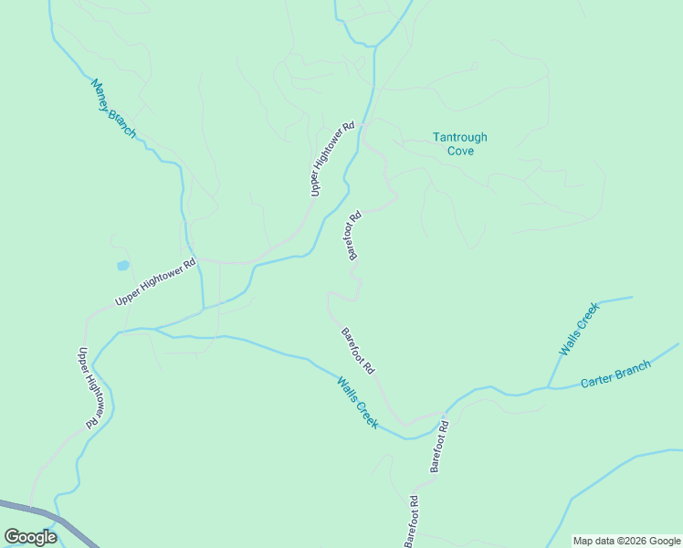map of restaurants, bars, coffee shops, grocery stores, and more near 660 Barefoot Road in Hiawassee