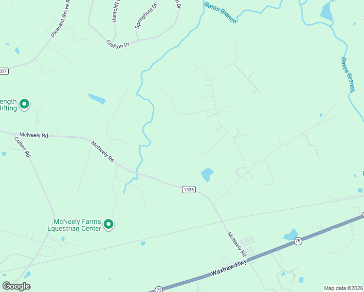 map of restaurants, bars, coffee shops, grocery stores, and more near 6524 The Little Road in Waxhaw
