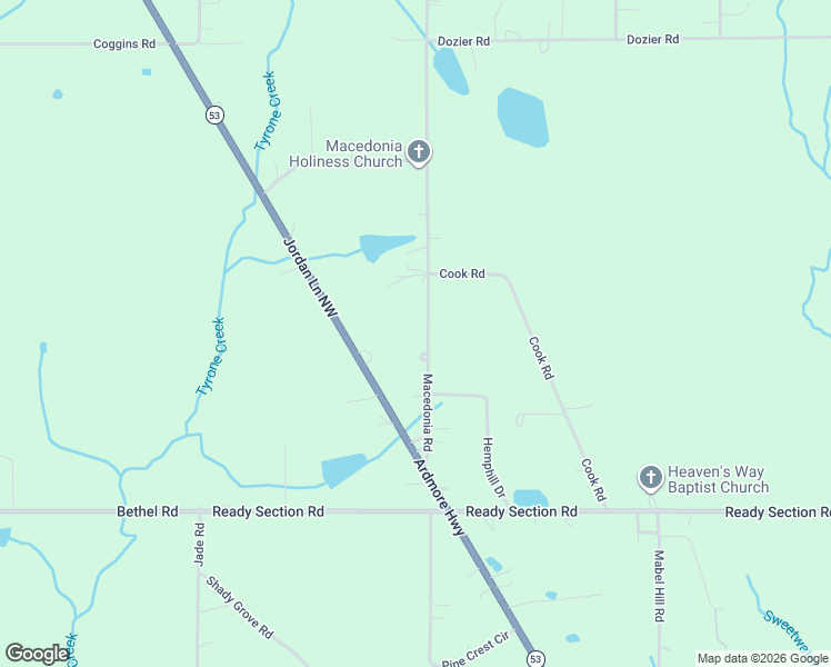 map of restaurants, bars, coffee shops, grocery stores, and more near 234 Macedonia Road in Ardmore