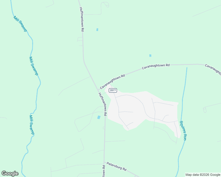 map of restaurants, bars, coffee shops, grocery stores, and more near 102 Killis Boulevard in Richlands