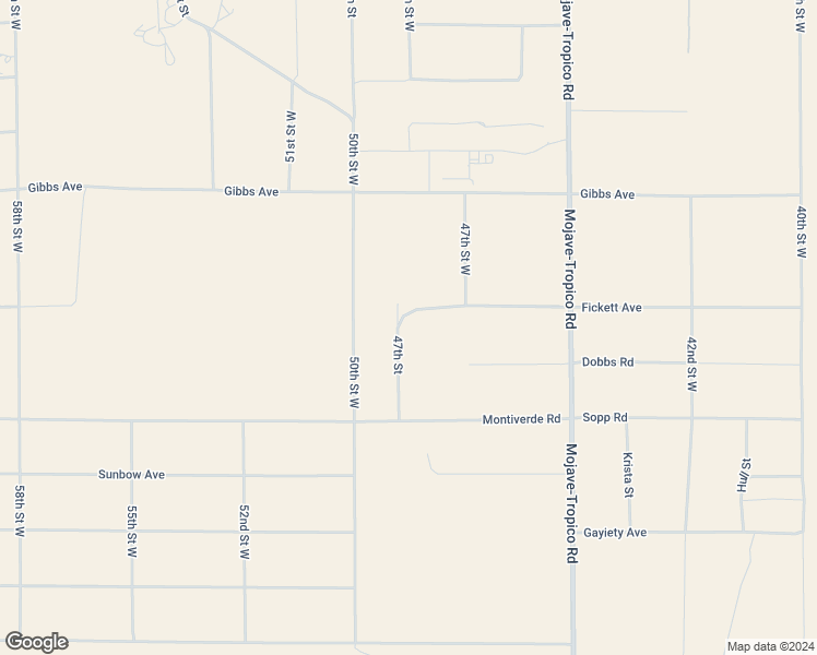 map of restaurants, bars, coffee shops, grocery stores, and more near Mojave-Tropico Road in Mojave