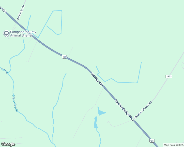 map of restaurants, bars, coffee shops, grocery stores, and more near 1889 Taylors Bridge Highway in Clinton