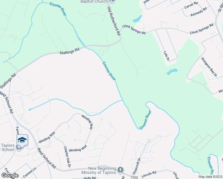 map of restaurants, bars, coffee shops, grocery stores, and more near Ken's Place in Taylors