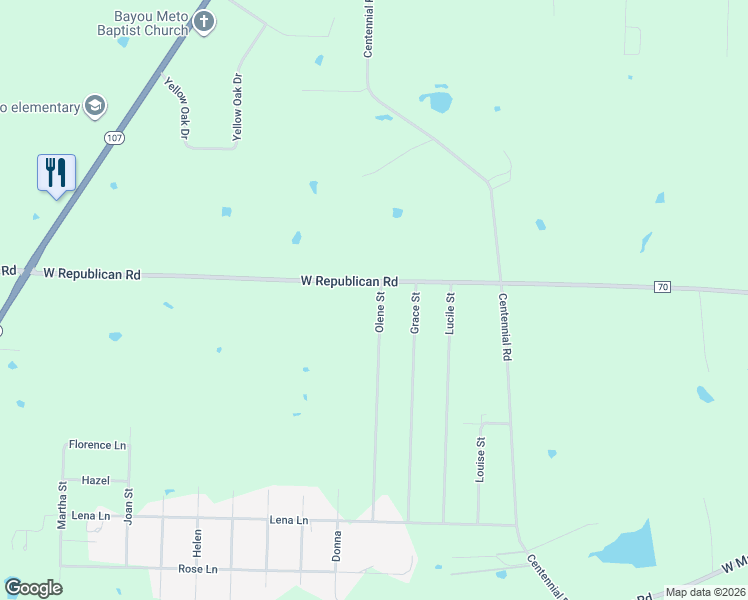 map of restaurants, bars, coffee shops, grocery stores, and more near 7907 Olene Street in Jacksonville