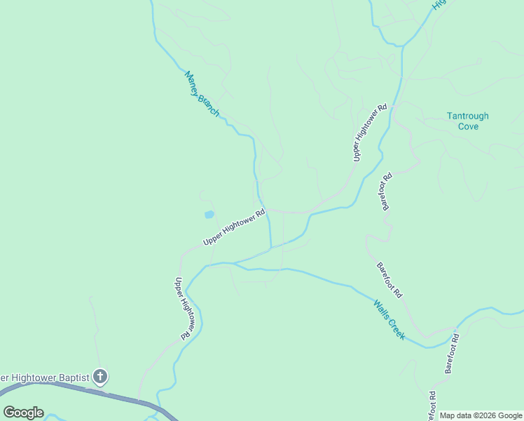 map of restaurants, bars, coffee shops, grocery stores, and more near 575 Parks Road in Hiawassee