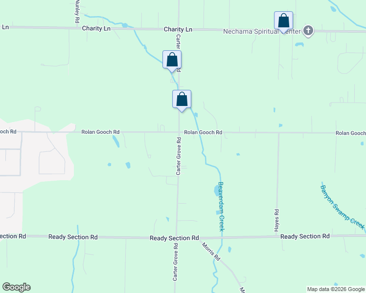 map of restaurants, bars, coffee shops, grocery stores, and more near 1157 Carter Grove Road in Hazel Green