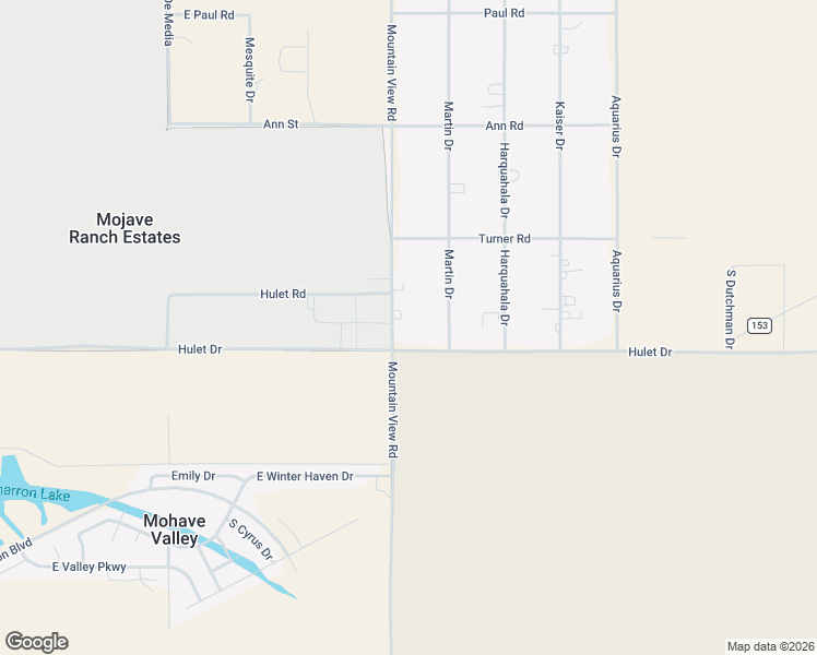 map of restaurants, bars, coffee shops, grocery stores, and more near 7491 Martin Drive in Mohave Valley