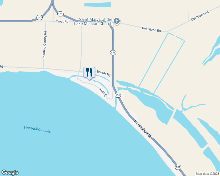 map of restaurants, bars, coffee shops, grocery stores, and more near 13 Park Lane in Hughes