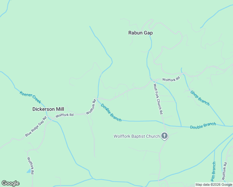 map of restaurants, bars, coffee shops, grocery stores, and more near 4999 Wolffork Road in Rabun Gap