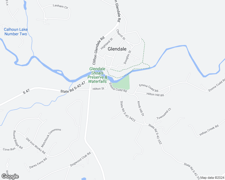 map of restaurants, bars, coffee shops, grocery stores, and more near 202 Emma Cudd Road in Spartanburg