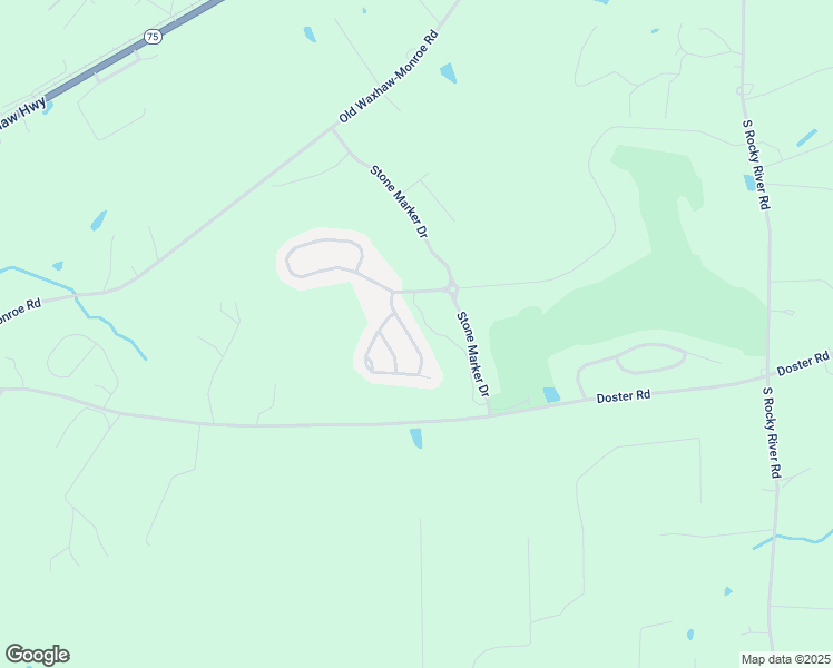 map of restaurants, bars, coffee shops, grocery stores, and more near 2711 White Pines Court in Monroe