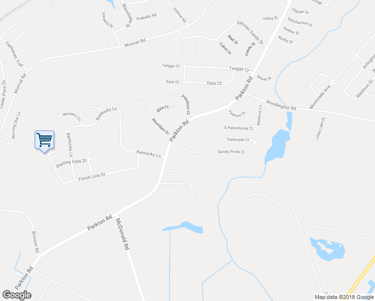 map of restaurants, bars, coffee shops, grocery stores, and more near Hammond Farms Road in Hope Mills