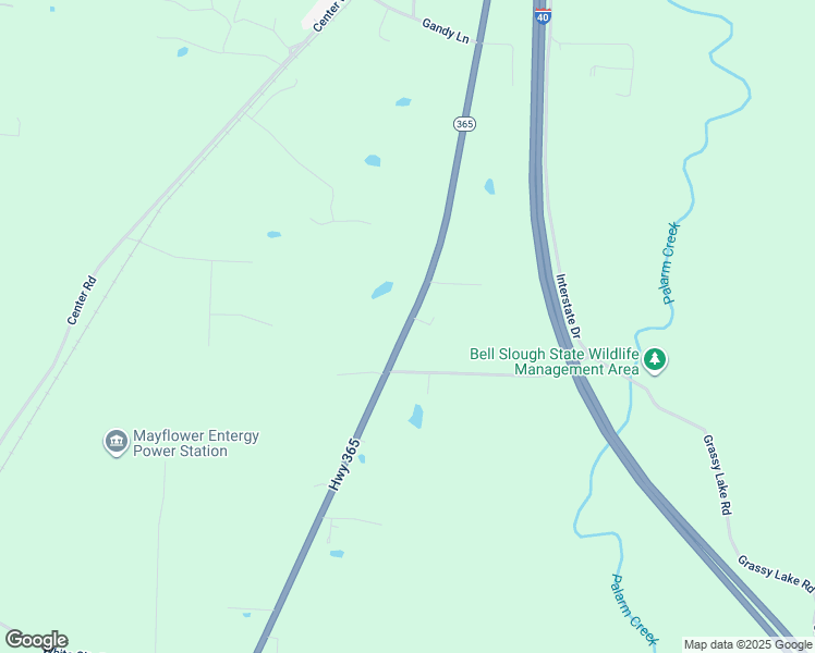 map of restaurants, bars, coffee shops, grocery stores, and more near 723 Arkansas 365 in Mayflower