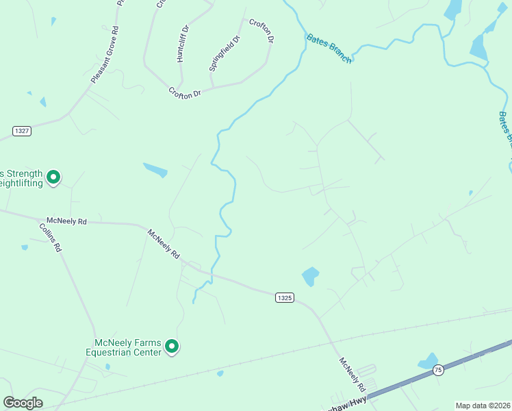 map of restaurants, bars, coffee shops, grocery stores, and more near 6603 Sadler Road in Waxhaw