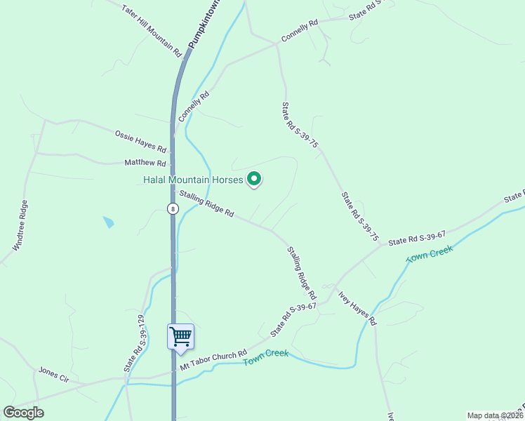 map of restaurants, bars, coffee shops, grocery stores, and more near 113 Ernestine Hayes Road in Pickens