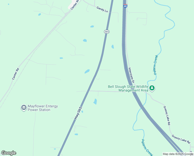map of restaurants, bars, coffee shops, grocery stores, and more near 723 Arkansas 365 in Mayflower